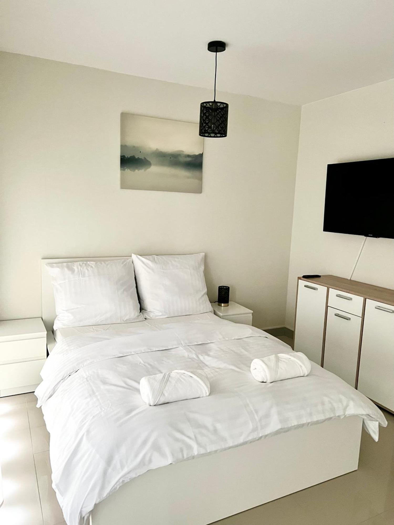 Zielone Apartamenty Katowice خوجوف الغرفة الصورة